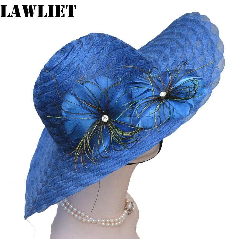 

A345 Summer Floral Women Sun Hats Multiple Colour Wide Brimmed Straw Sun Hat Linen Folding Beach Girls, Black