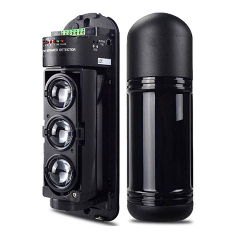 

1 pc Home Security Double Beam Infrared Detectors Outdoor Waterproof Infrared Sensor Burglar Alarm Anti-theft Motion Detector