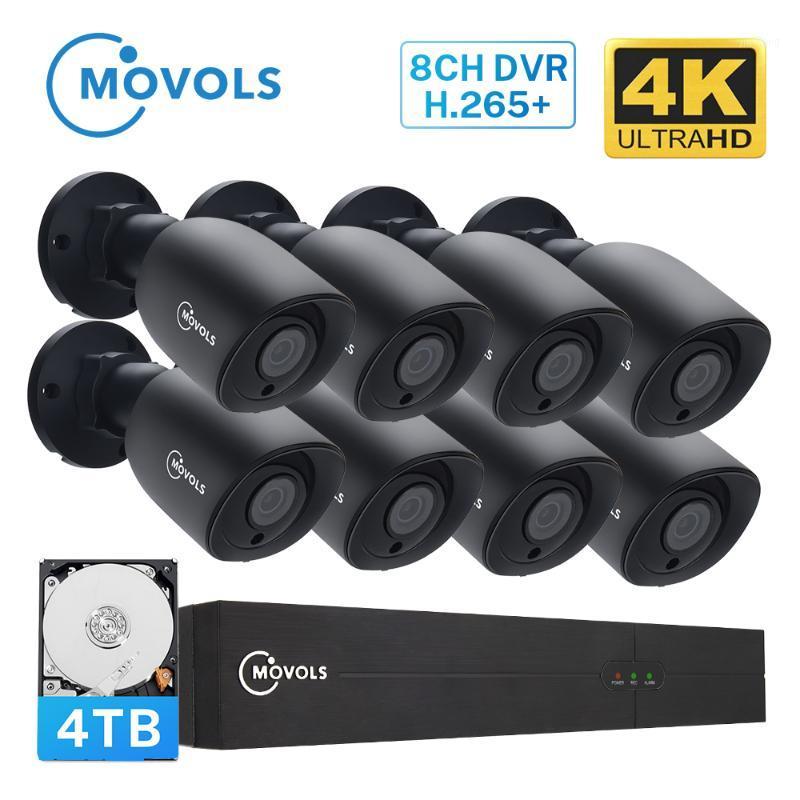 

MOVOLS 8CH 4K Ultra HD Video Security Surveillance System H.265+ CCTV Kit 8MP DVR Outdoor Home Waterproof CCTV Camera System1