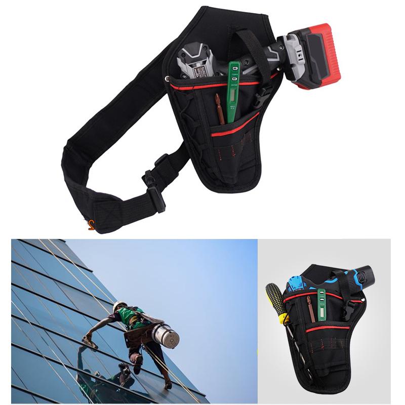 

Multi-functional Waterproof Drill Holster Waist Tool Bag Electric Waist Belt Tool Pouch Bag for Wrench Hammer Screwdriver
