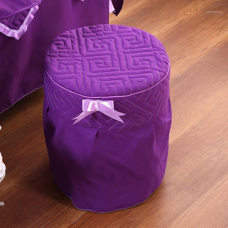 

Chair Covers 16 Styles Beauty Salon Round Cover Elastic Seat Home Anti-slip 34*40cm