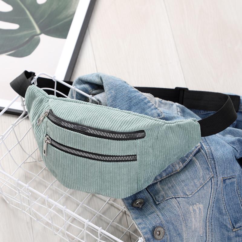 

New Fashion Large Waist Bag Women And Man Sport Travel Mobile Phone Money Fanny Pack Belt Bags, Black