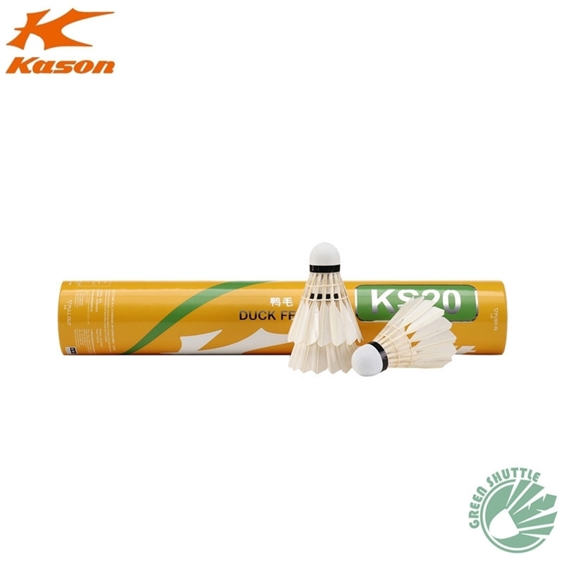 

100% Genuine Kason KS15 Badminton Training Durable with Great Flying Duck Goose Feather Badminton Shuttlecock 201116
