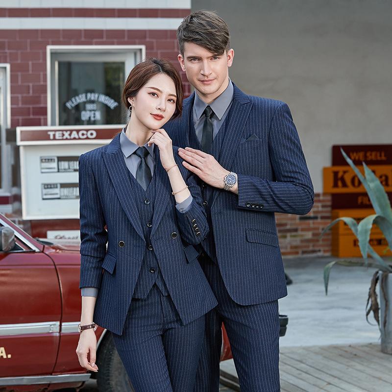 

Spring and autumn winter new business suit men' and women' same suit business manager' work, See chart