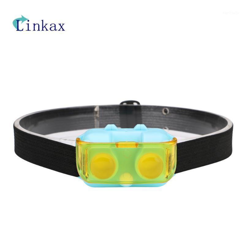 

3 Mode COB LED Headlamp Mini ABS Headlight Adjustable Camping Torch Light By Battery Head Lamp1