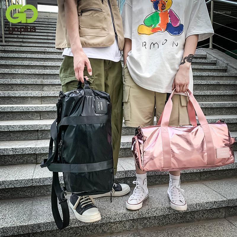 

GOPLUS Women's Large Sports Bag Fitness Shoulder Crossbody Bag Waterproof Gym Bags for Men Swimming Yoga Handbags1, Black