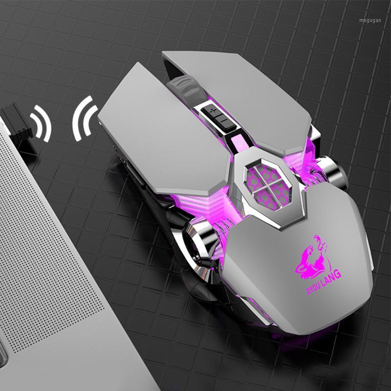 

Gift 6 Keys TV Gaming Mouse Bluetooth 5.0 Laptop 7 Colors Backlit Rechargeable 2.4GHz Wireless Mute Ergonomic PC Home1