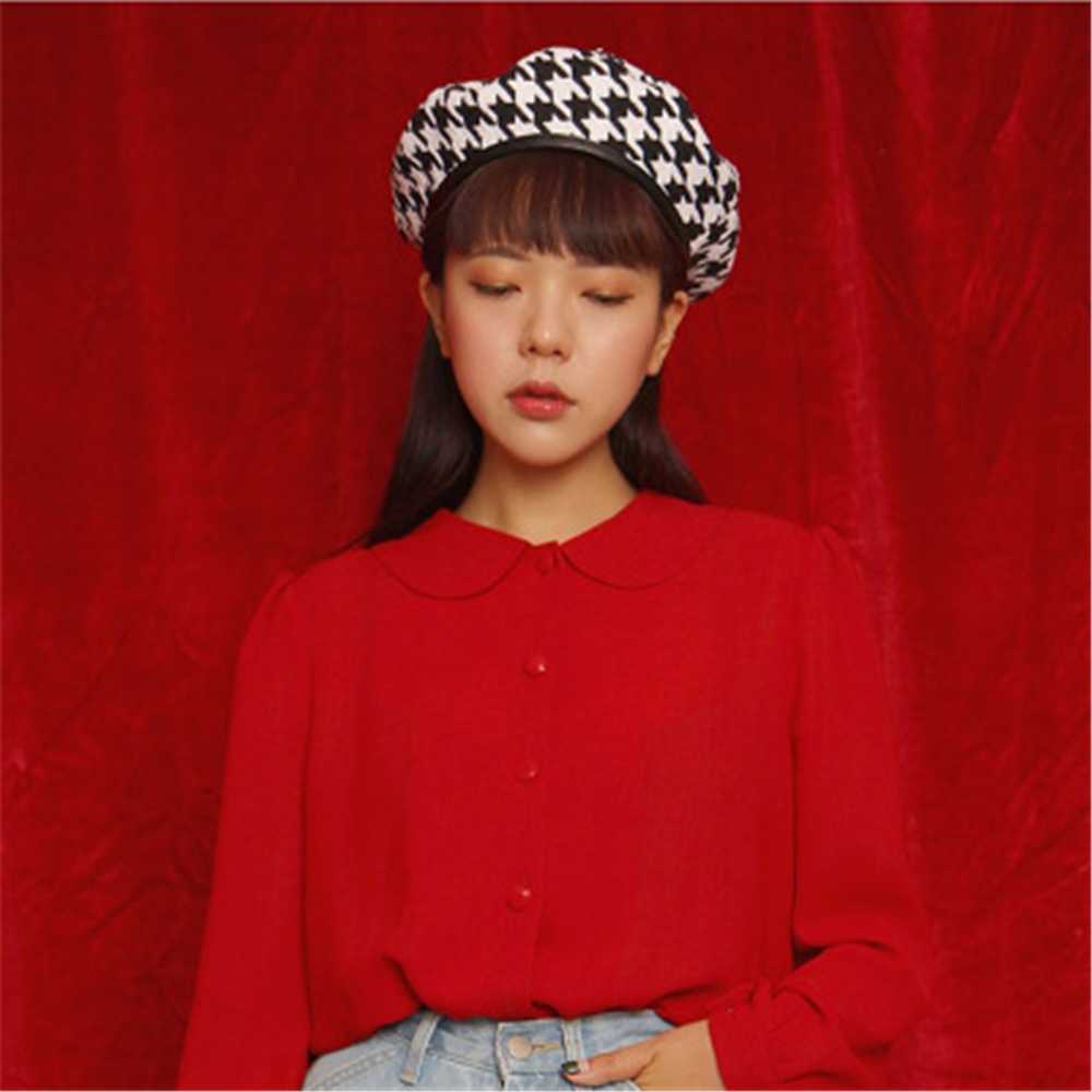 

HARAJUKU choriki Beret Korean printmaker hat fashion matching flat hat fashion stewardess WS-2928, Ws-2928-5