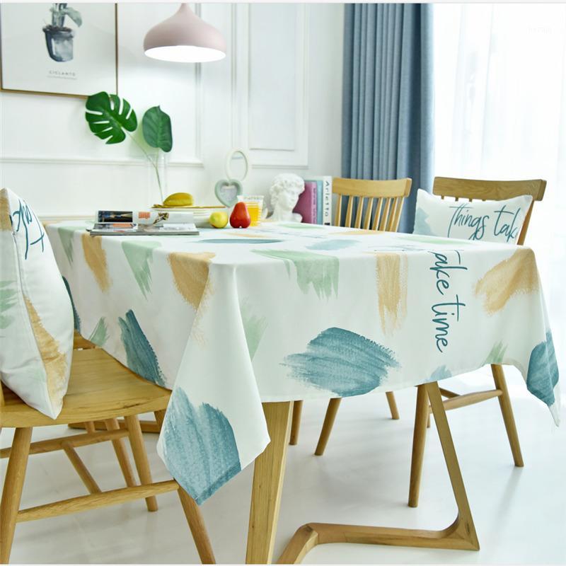 

Colorful Coffee Table Art Painting Patterns Rectangular Tablecloth TV Cabinet for Living Room Deco ZB-HM300#301, Table cloth3