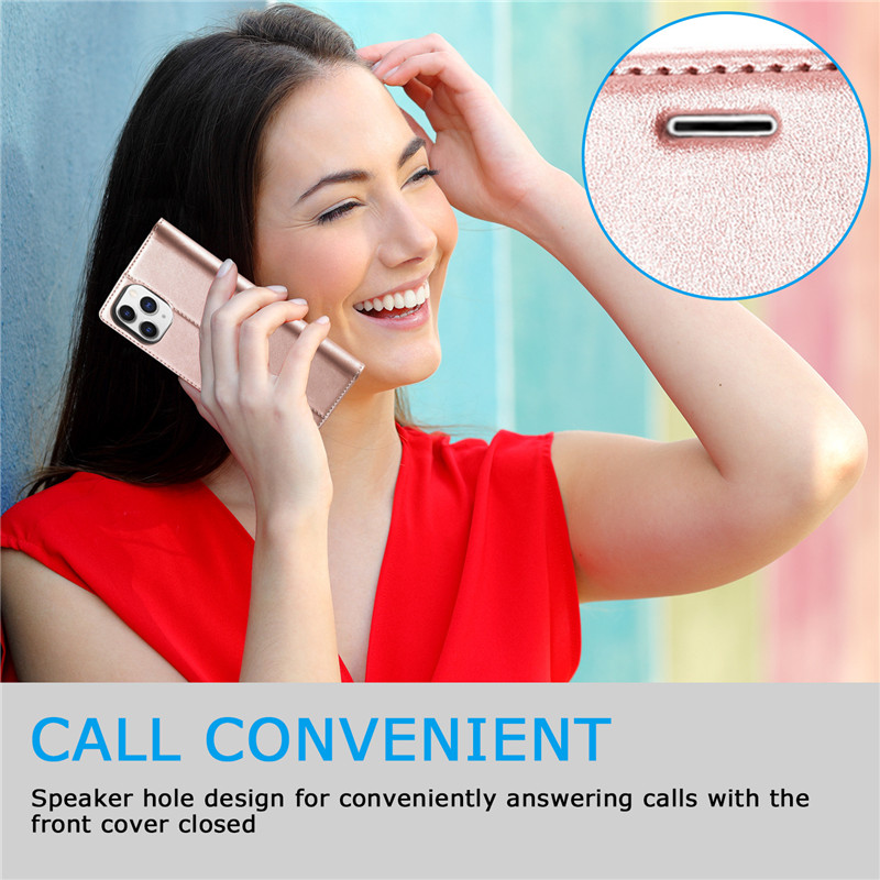 

Hot Selling Retro Magnetic Flip Card Leather Case Phone Case For iPhone 12 11 Pro Max Xr X Xs Max 7 8 6S Plus For S10 S20 Note 20 Ultra, Rose gold