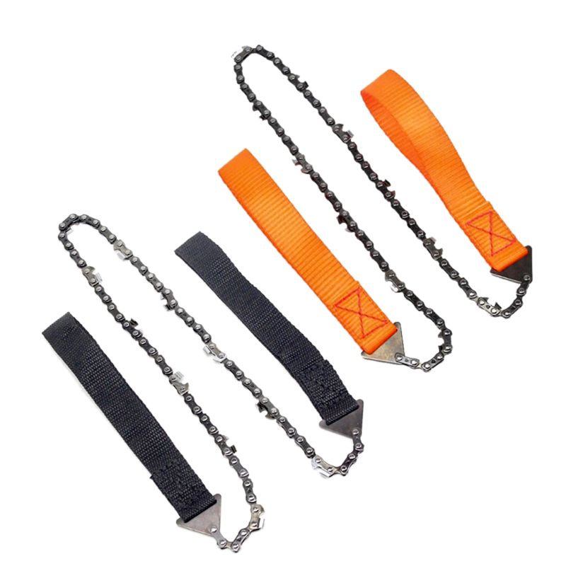 

Portable Survival Chainsaw Emergency Camping Pocket Hand Tool Pouch Garden Chain