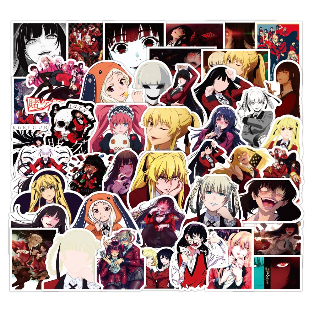 

50Pcs/Lot Wholesale Hotsale Japanese Anime Abyss Stickers Waterproof No-duplicate Sticker Laptop Skateboard Motor Car Decal, Multi-color
