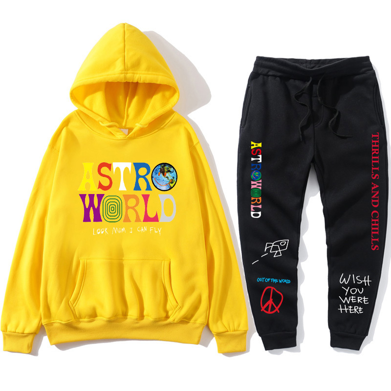 astroworld hoodie and joggers