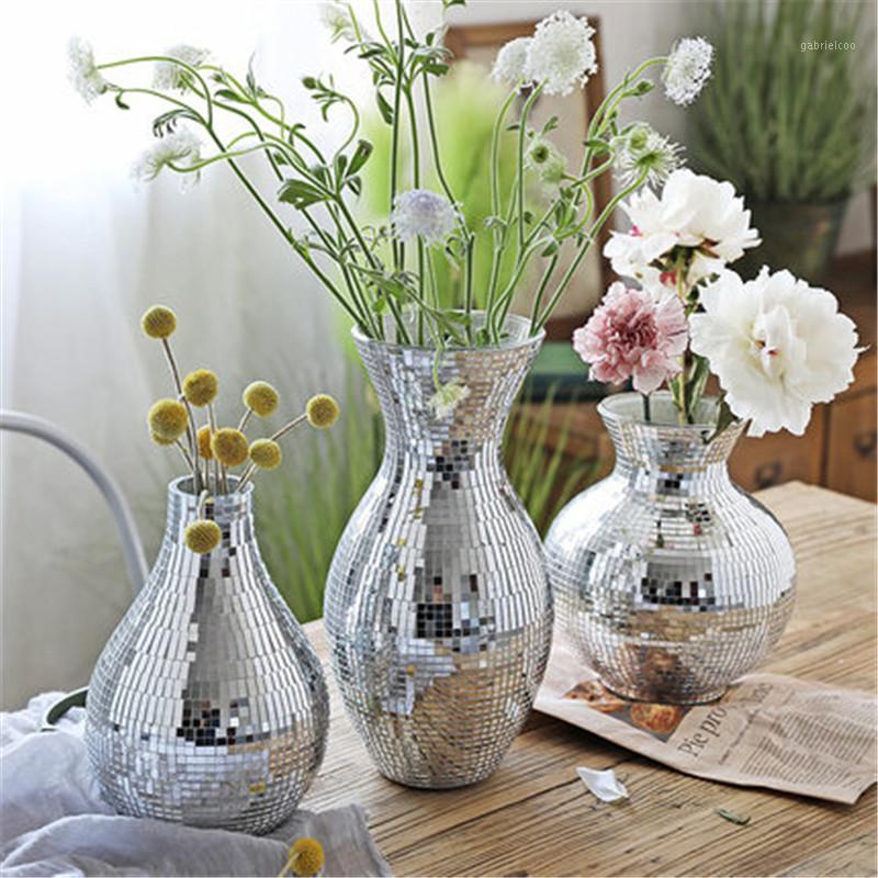 

EUROPEAN STYLE GLASS VASE HYDROPONICS SCINDAPSUS FLOWER POT CREATIVE LIVING ROOM COFFEE TABLE FLOWER ARRANGEMENT DECOR X59181