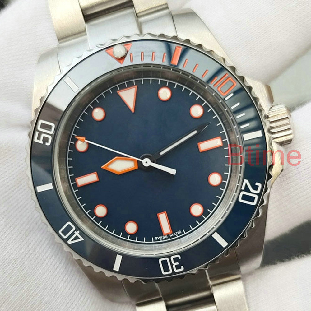 

Mens Watch New Automatic Movement Black luxury Stainless Steel Watches Men 2813 Mechanical designer Watches Fashion men Wristwatches btime, Slivery;brown
