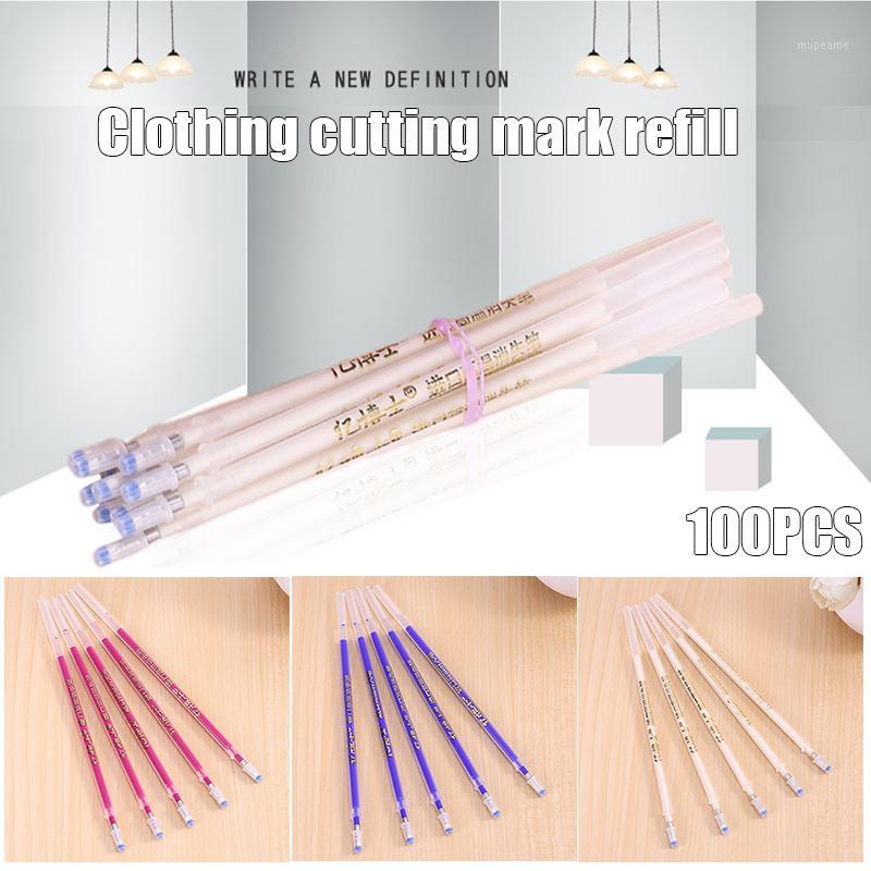 

100pcs Heat Erasable Pen High Temperature Disappearing Fabric Marker Refills NC991