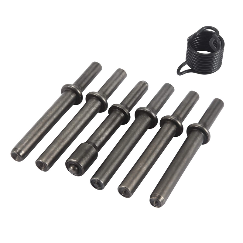 

7 Pcs Great Heavy Duty Smoothing Pneumatic Air Rivet Hammer Tools Kit