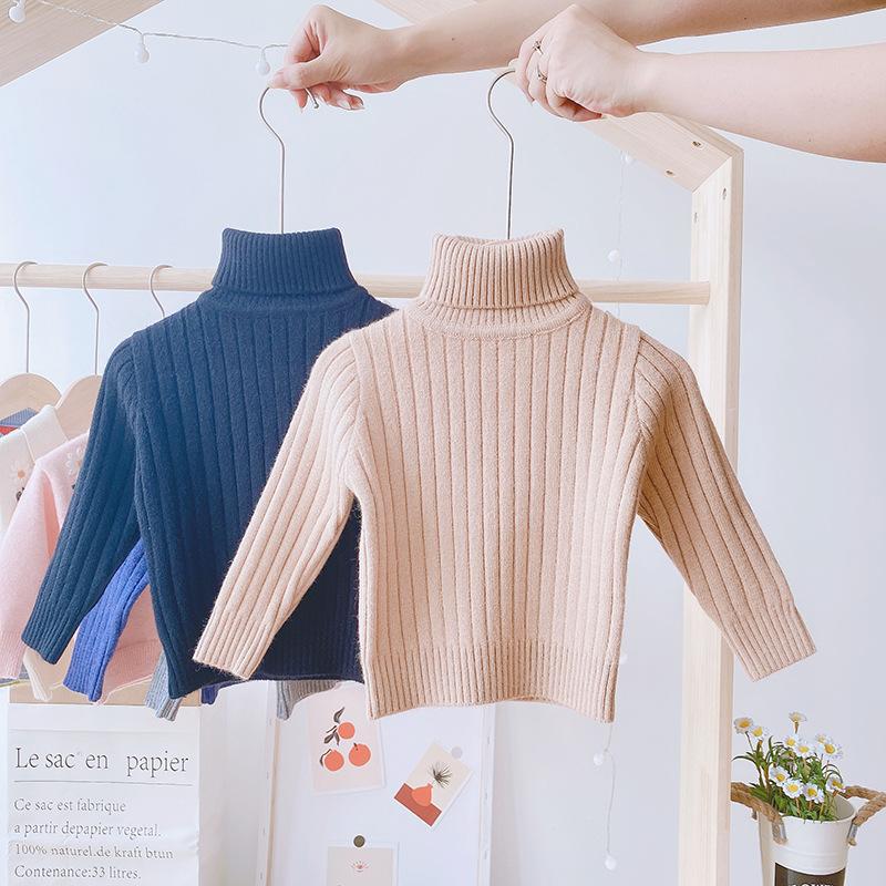

Kids sweaters Knit bottoming-sweater Baby boys girls winter clothes Warm Turtleneck knit sweater Autumn fall toddler outfits, Blue kids sweaters