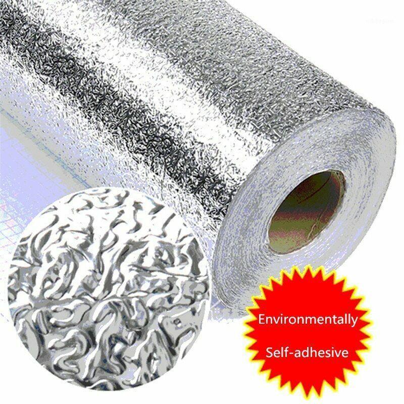 

Multifunctional Kitchen Wall Stickers Aluminum Foil Waterproof Removable Self Adhesive Oil Proof Sticker Cabinet Stove Wallpaper1