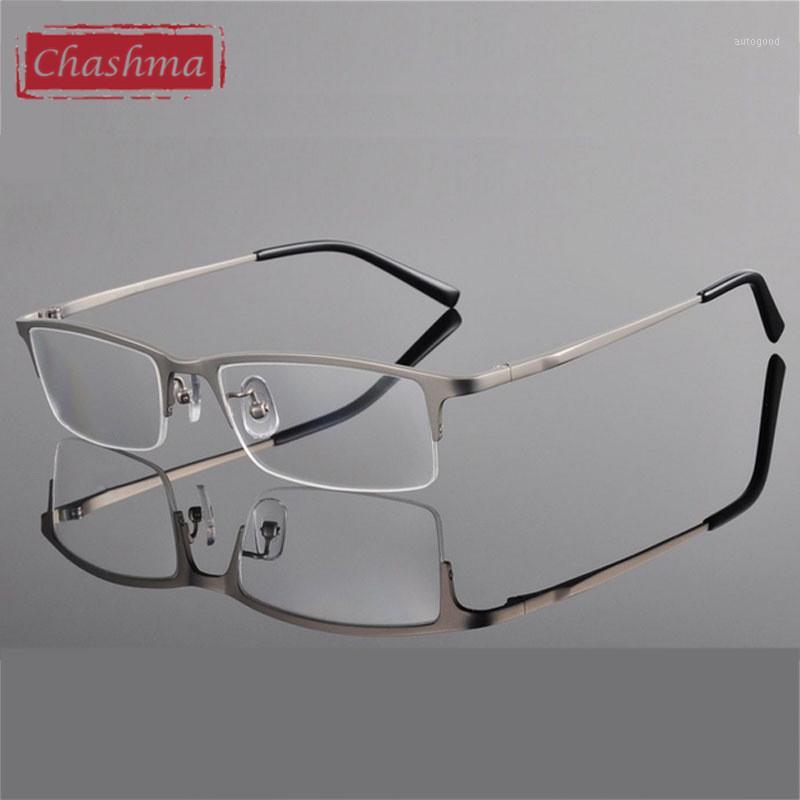 

Sunglasses Frames Wholesale- Chashma Titanium Eyeglass Ultra Light Weight Optical Frame Glasses For Men Half Rim Eyeglasses1