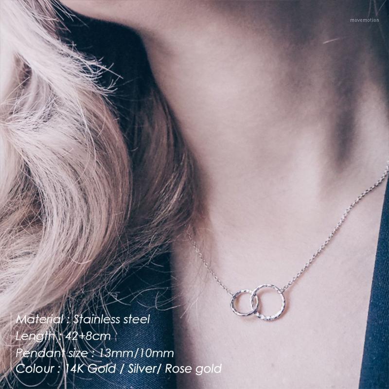 

eManco stainless steel necklace women pendant necklace chokers for women fashion jewlery best friend kolye1