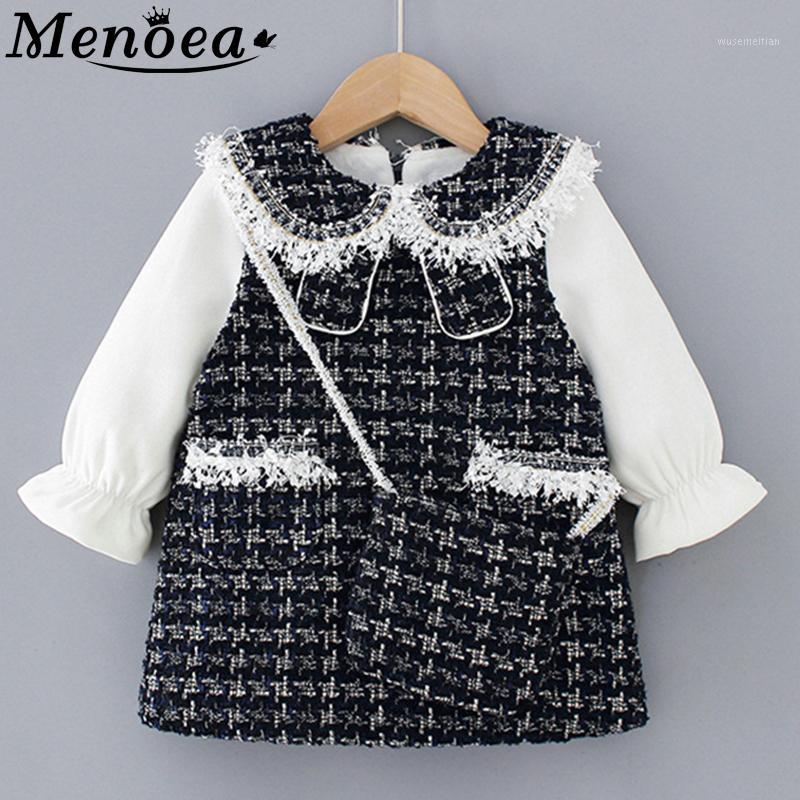 

Menoea Baby Girls Plaid Dresses 2020 Girl Dress Children Party Costume Kids Vestidos Infant Dress Long-Sleeve Winter1, Ah648green