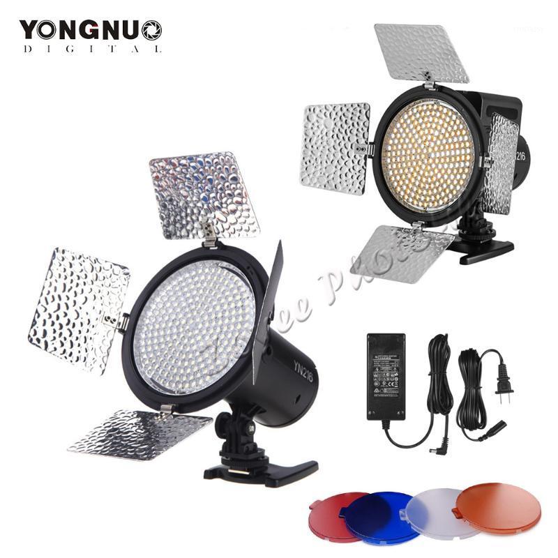 

Yongnuo YN216 5500K/3200-5500K Bi-color LED Video Fill Light Lighting YN-216 with 4 Color Filters for DV DSLR Camera1