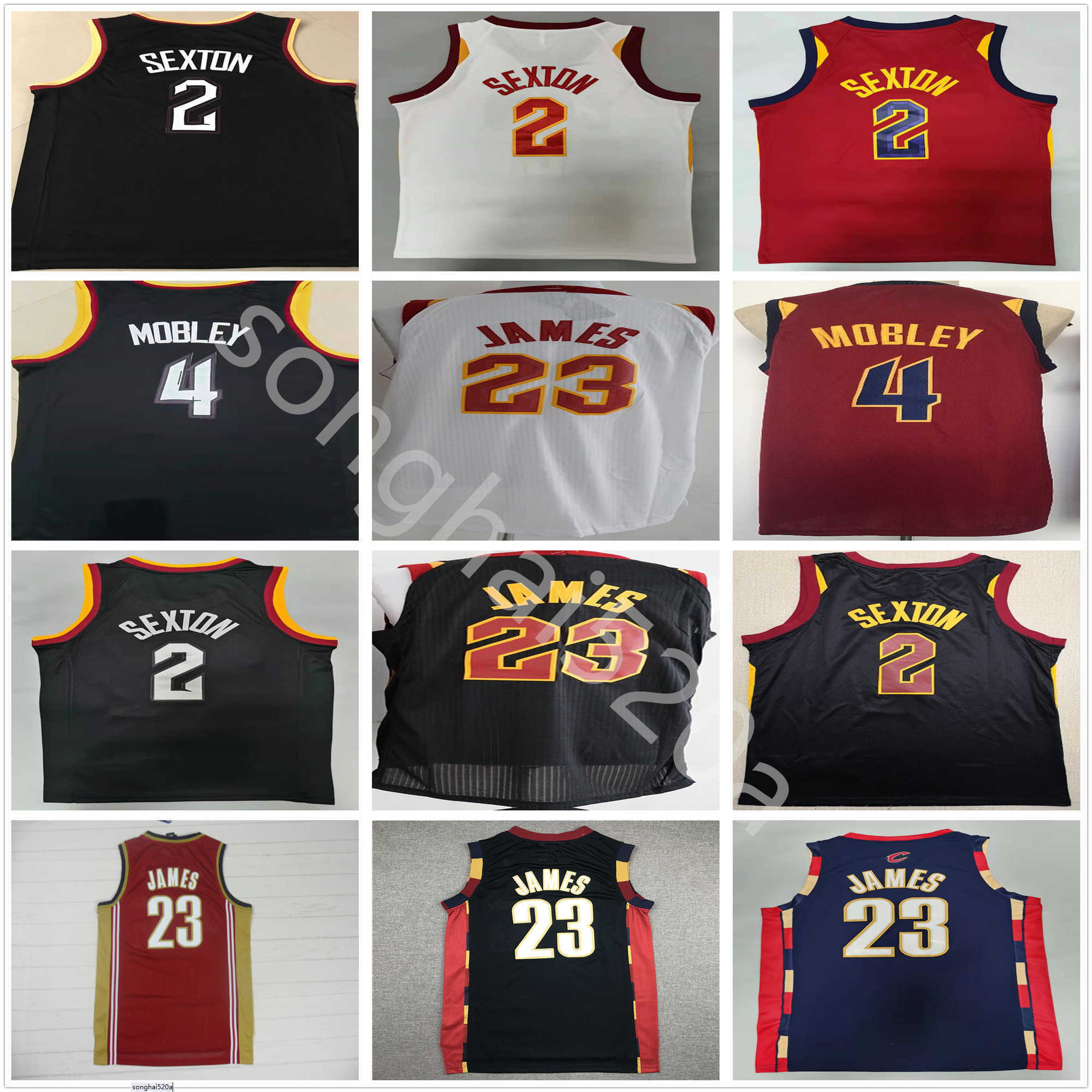 

Mens Cleveland's Cavaliers's 75th City Collin 2 Sexton Basketball Jerseys Retro Evan 4 Mobley 23 Lebron High school James Stitched Shirt Nba's Jersey, Ivory