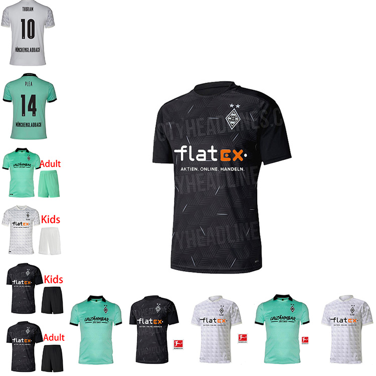 

20 21 Borussia Monchengladbach premium football shirt 2021 Thuram bensebaini embolo footbal shirts for fans, Lavender