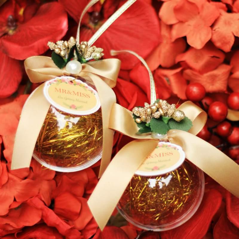 

Fillable Ornaments Ball Classic Transparent Candy Boxes Wedding Gift Box Birthday Anniversary