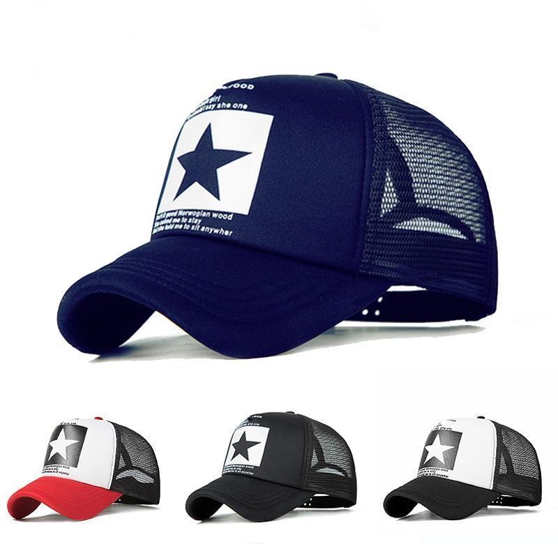 

Hip Hop Mesh Baseball Cap for Women Men Outdoor Sport Summer Trucker Hat Bone Adjustable Sun Baseball Cap Casquette Dad Hat Cheap Wholesale, Red white