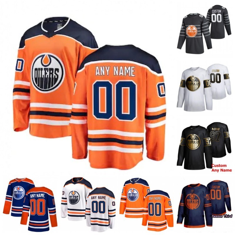 

Custom Edmonton Oilers Tyler Benson Caleb Jones William Lagesson Cooper Marody Ryan McLeod Stuart Skinner 2020 Hockey Jersey Women Stitched, Black;red