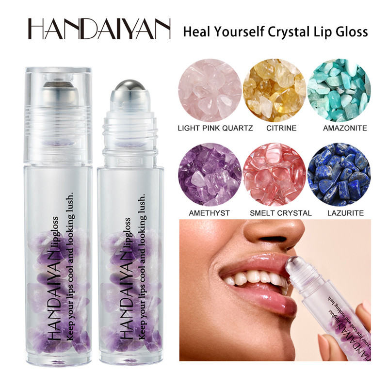 

HANDAIYAN Crystal Ball Lip Gloss Moisturizing Lip Balm Glaze Winter Autumn Nutritious Moisturizing Lip Oil Care, #02