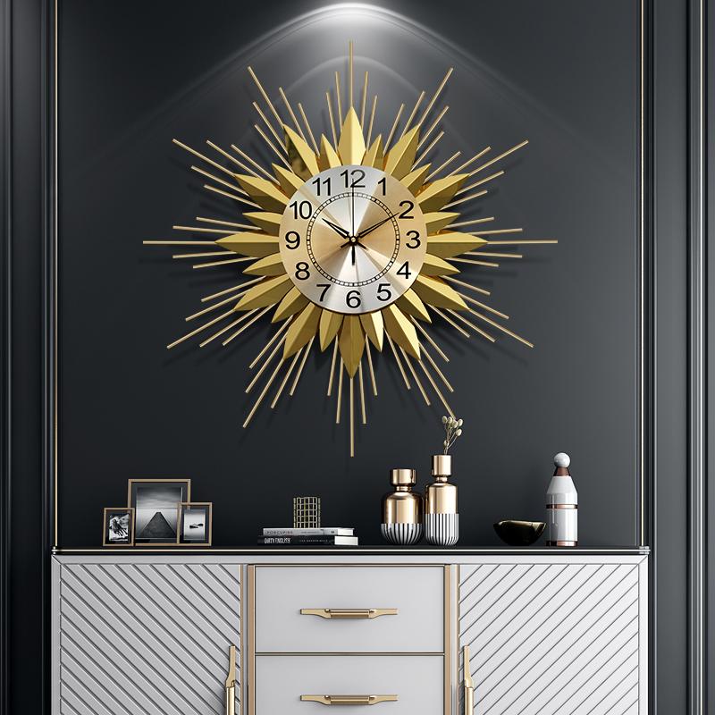 

Large Nordic Wall Watch Wall Clock Living Room Home Clock Decoration Fashion Creative Mute Art Deco