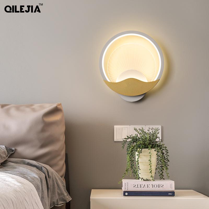 

Led Wall Lamp Nordic Attached Wall Lamps Modern Luminaire Loft Decoration Bedroom Corridor Lighting Fixtures AC90-260V