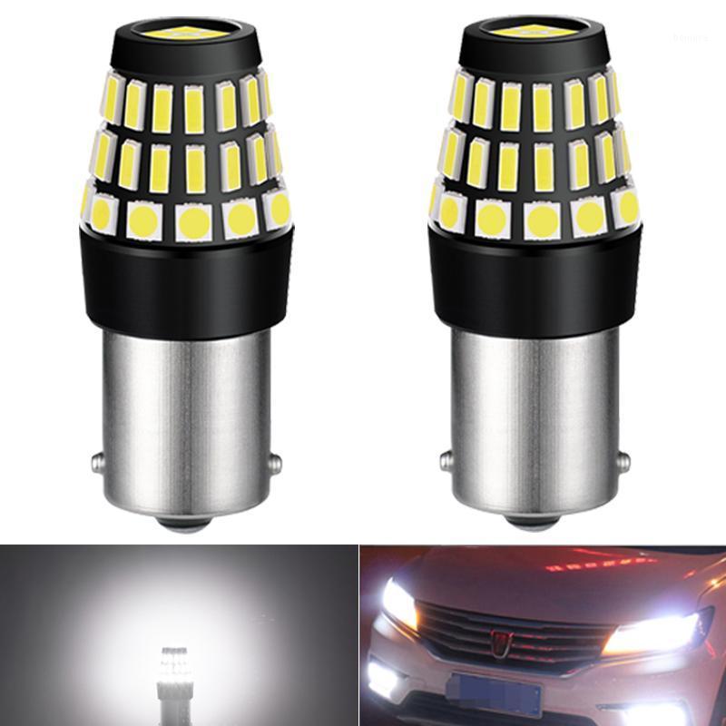 

2x P21W BA15S 1156 Daytime running lightsr LED Bulb for Getz Tucson Santa i40 Sonata Accent i30 Solaris Creta ix25 DRL1, As pic