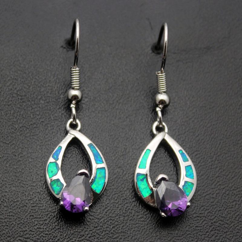 

Hermosa Elegant Drop Hermosa Jewelry Women Earrings Fire Australian Opal Earring 34mm Dream Lady Gift