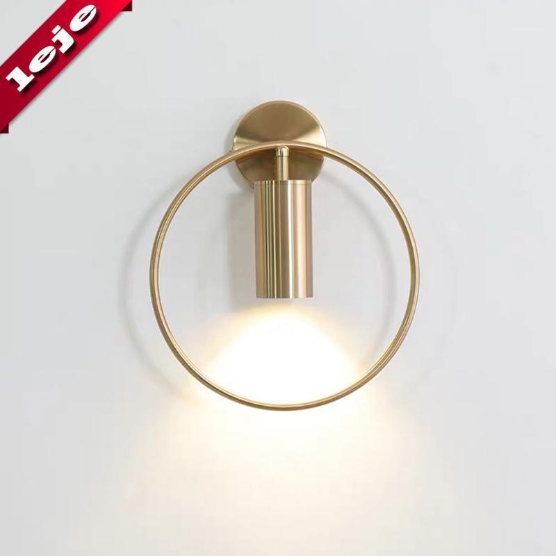 

Nordic Minimalist living room Bedroom Light GU10 Bulb is Replaceable Personality Creative Corridor Aisle LED Wall lamp1