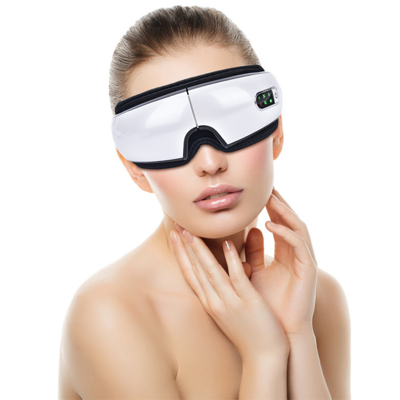 

2020 Designe Vibration Eye Massager Electric Eye Massager Air Pressure Hot Compress Massage Glasses Foldable Bluetooth Music Eyes Massage