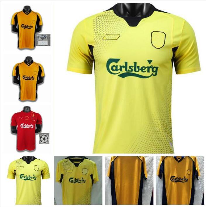 

Retro soccer jerseys Gerrard Alonso OWEN Cisse Garcia Finnan Carragher FINAL ISTANBUL 2000 01 02 03 04 2005 2006 champion football shirt, Green