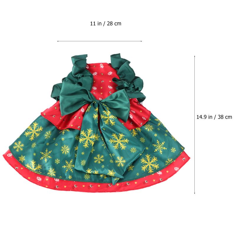 

Cat Costumes 1Pc Pet Christmas Costume Beautiful Party Dress Outfit