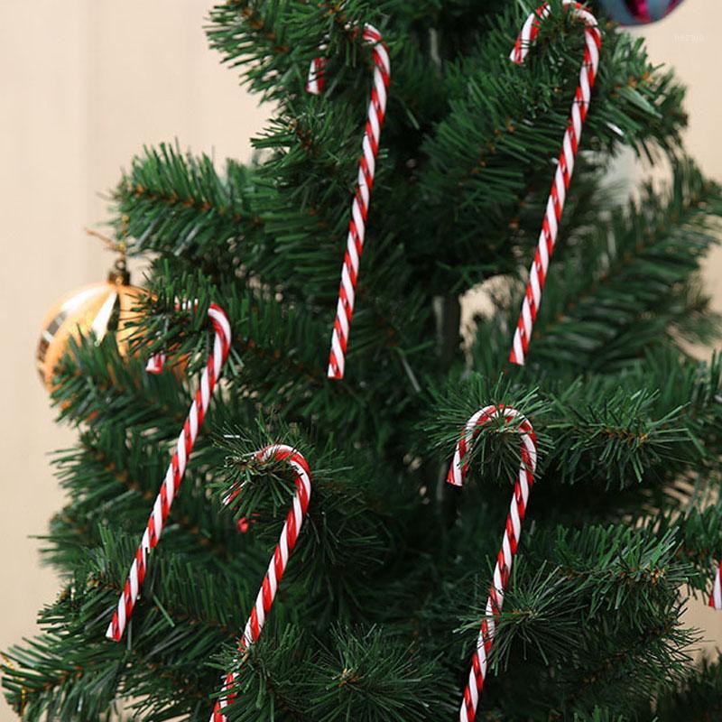 

Plastic Candy Cane Christmas Tree Hanging Ornaments Xmas navidad Ornaments Christmas Home Party Decorations in stock1