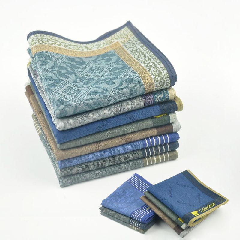 

Bow Ties 44cm Square Men Handkerchiefs 100% Cotton Big Size Printed Pocket