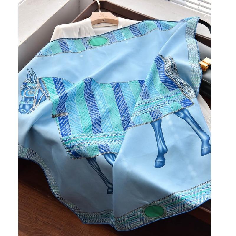 

100% Silk Head Scarves Women Silk Shawl Wraps Scarf Fashion