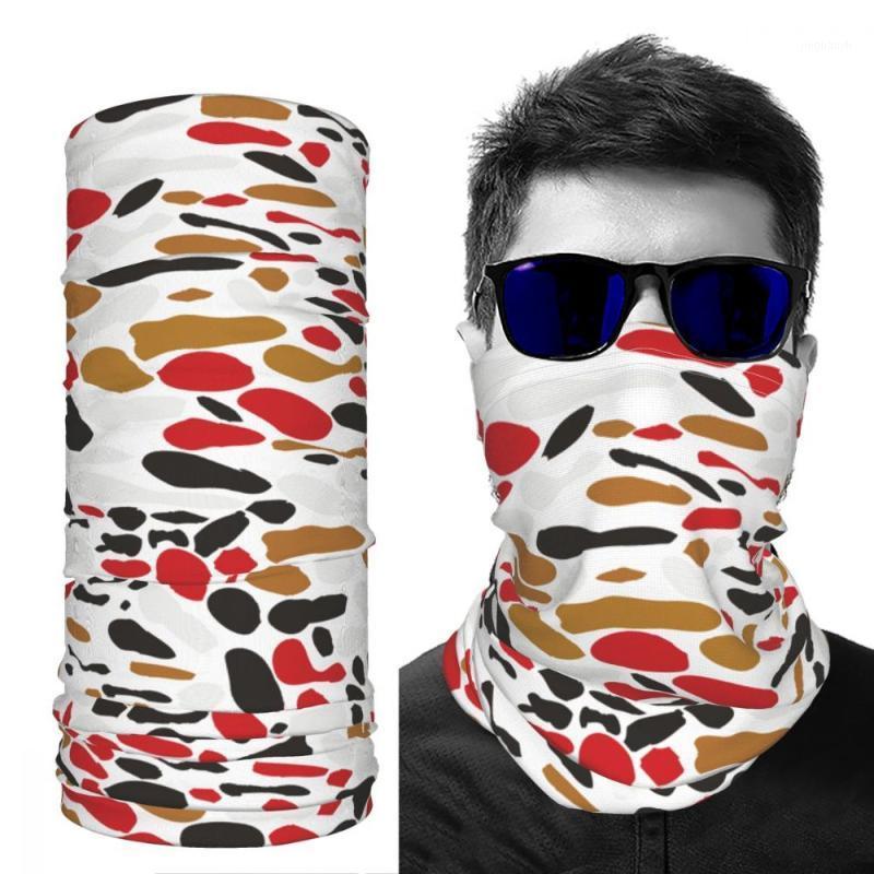 

Boy scarf snoodscarf outdoorscarf soft scarf printed unisexscarf DIY customizable Speckles ice silk1, Black