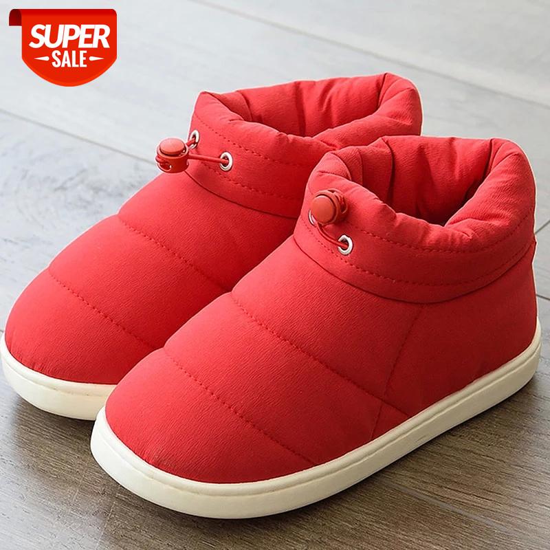 

Home slippers women Winter Plush Elastic band shoes woman slippers warm Soft Non-slip Designer House slipper for female #5H6r, Brown