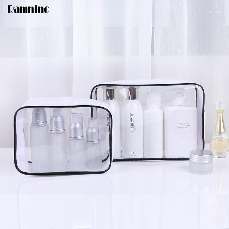 

Women Toiletries Organizer Waterproof Cosmetic Bag Portable Outdoor Transparent Travel Business Toiletry Bag PVC Makeup1, As shown