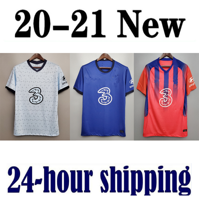 

new 2020 2021 WERNER PULISIC KANTE ABRAHAM MOUNT ZIYECH soccer jerseys Football kits shirt T-shirt 20 21 MEN KIDS SETS, 2021 home