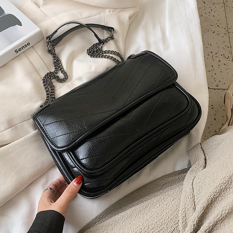 

Small PU Leather Women 2021 Winter New Tend Shoulder Handbags Female Travel Lady Fashion Hand Bag, Small white