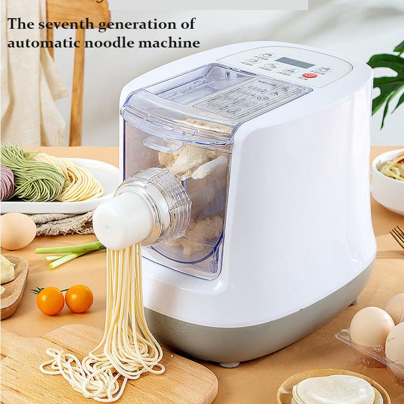 

automatic fresh Pasta maker machine intelligent noodle home manual dough knead electric steel roller press sheeter multifunction